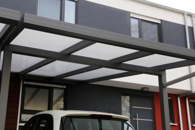 Completed Metal Carport by Professionals